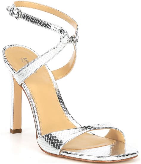 amara metallic snake sandals